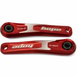 Hope E-Bike Crankset -BIKES shop Hope E Bike Crankset Cranksets Red HCEB65R
