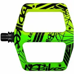 Ns-bikes NS Bikes Radiance Flat Pedals -BIKES shop NS Bikes Radiance Flat Pedals Internal Lemon Lime NotSet NS15 101