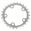 TA 74 PCD Zelito Triple Inner Road Chainring 24-30T -BIKES shop TA 74 PCD Zelito Triple Inner Road Chainring 24 30T Chainrings Silver TAH24