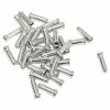 Transfil Pack Of 100 Anti-Fray Inner Cable End Caps -BIKES shop Transfil Pack Of 100 Anti Fray Inner Cable End Caps Gear Cable Spares Silver KB63