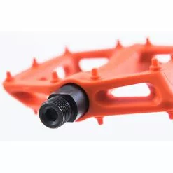 DMR V6 Plastic Flat Pedals -BIKES shop dmr v6 pedal orange angle