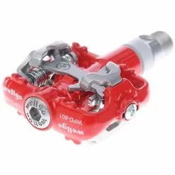 Wellgo WPD801 Clipless SPD MTB Pedal -BIKES shop prod110508 Red NE 01